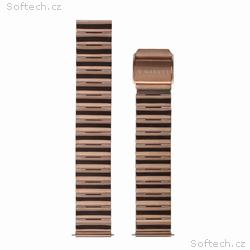 Garett řemínek 18 mm, zlatorůžový kovový, typ Soli