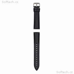 Garett univerzální řemínek 20 mm, černá kůže se st