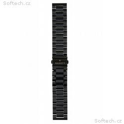 Garett řemínek 22 mm, černý kovový, typ Solid