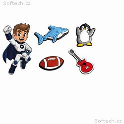 Garett Charms Neo Set 3 - set ozdobných pinů do ře