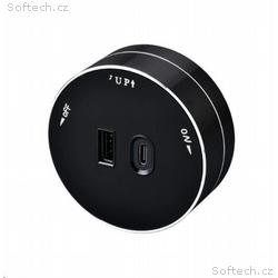 Zásuvkový modul Viking A60B, černá