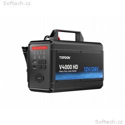 TOPDON Car Jump Starter V4000 HD, 3000A (24V), 400