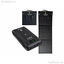 Set powerbanka Viking VIDAR II a solární panel Vik