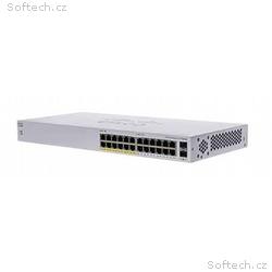 Cisco switch CBS110-24PP (24xGbE, 2xGbE, SFP combo
