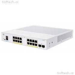 Cisco switch CBS250-16P-2G (16xGbE, 2xSFP, 16xPoE+