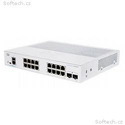 Cisco switch CBS250-16T-2G (16xGbE, 2xSFP, fanless