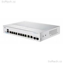 Cisco switch CBS250-8T-E-2G-UK (8xGbE, 2xGbE, SFP 