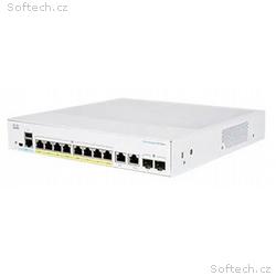 Cisco switch CBS350-8P-E-2G-EU (8xGbE, 2xGbE, SFP 