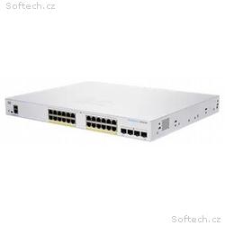 Cisco switch CBS350-24FP-4G-UK (24xGbE, 4xSFP, 24x