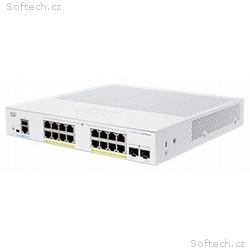 Cisco switch CBS350-16P-2G-UK (16xGbE, 2xSFP, 16xP