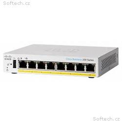 Cisco switch CBS250-8PP-D (8xGbE, 8xPoE+,45W, fanl
