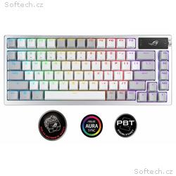 ASUS klávesnice ROG AZOTH Moonlight White, mechani