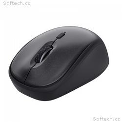 TRUST myš TM-201 WIRELESS MOUSE ECO, optická, čern