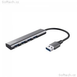 TRUST Rozbočovač Halyx Aluminium 4 Port USB 3.2 Ge