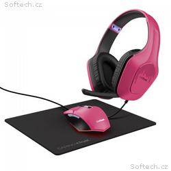 TRUST Sada sluchátka + myš + mousepad GXT 790 3v1 
