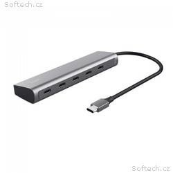 TRUST Rozbočovač Halyx Aluminium 5 Port USB 3.2 Ge