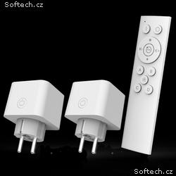 TRUST WIFI Socket Starter Set 2 Smart Plugs + Remo