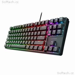 TRUST Herní klávesnice GXT 864, Mechanická, USB, č