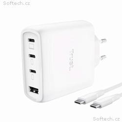 TRUST GaN Nabíječka MAXO 65W, 3xUSB-C, 1xUSB-A, bí