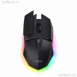 TRUST Myš GXT 122 Felox+, Bezdrátová, RGB, černá