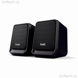 Trust Milo 2.0 Speaker Set, Stereo, 6W, Černá