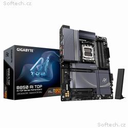 GIGABYTE MB Sc AM5 B850 AI TOP, AMD B850, 4xDDR5, 