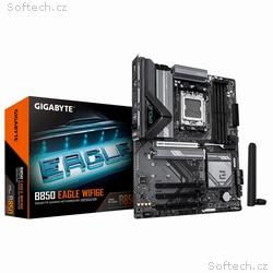 GIGABYTE MB Sc AM5 B850 EAGLE WIFI6E, AMD B850, 4x