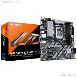 GIGABYTE MB Sc LGA1851 B860M D3HP, Intel B860, 4xD