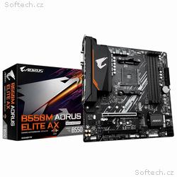 GIGABYTE MB Sc AM4 B550M AORUS ELITE AX, AMD B550,