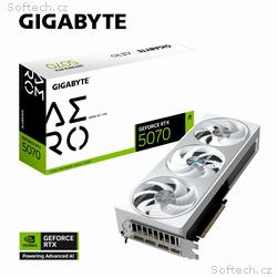 GIGABYTE VGA NVIDIA GeForce RTX 5070 AERO OC 12G, 