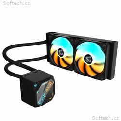 GIGABYTE Vodní chladič GAMING 240, 2x120mm, ARGB, 