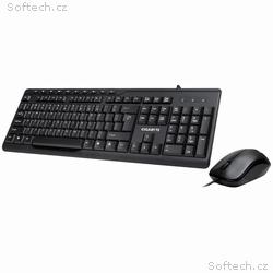 GIGABYTE Set klávesnice + myš GK-KM6300, Drátová U