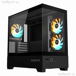GIGABYTE case GB-C201P, Mid tower, 2xUSB 3.0, 3x 1