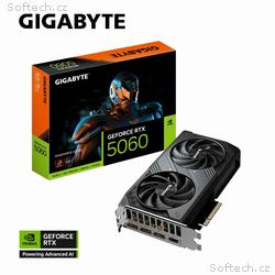 GIGABYTE GeForce RTX 5060 WINDFORCE, OC, 8GB, GDDR