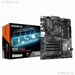 GIGABYTE MB Sc AM4 B550 EAGLE, AMD B550, 4xDDR4, 1