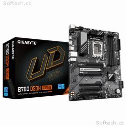 GIGABYTE MB Sc LGA1700 B760 DS3H GEN5, Intel B760,