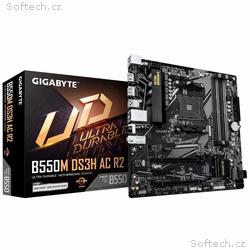 GIGABYTE MB Sc AM4 B550M DS3H AC R2, AMD B550, 4xD
