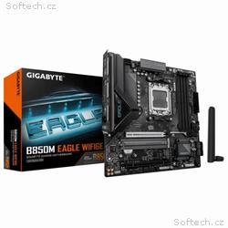 GIGABYTE MB Sc AM5 B850M EAGLE WF6E, AMD B850, 4xD