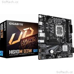 GIGABYTE H610M D3W, LGA 1700, mATX