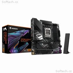 GIGABYTE MB Sc AM5 X870M A ELITE WF7, AMD X870, 4x