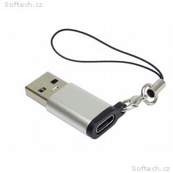 PremiumCord Adaptér USB3.0 A male - USB-C Female, 