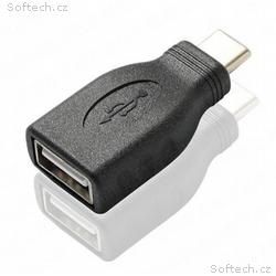PremiumCord Adaptér USB na USB-C, černá