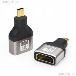 PREMIUMCORD Adapter 8K HDMI Typ A - micro HDMI Typ