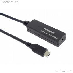 PREMIUMCORD USB-C repeater a prodlužovací kabel Ma