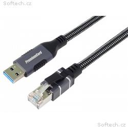 PremiumCord Ethernetový kabel USB3.2 na LAN RJ45 1