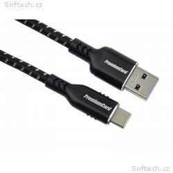 PREMIUMCORD Kabel USB-C na USB 3.0, 5Gbit, s, 0.5m