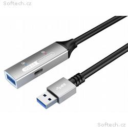 PREMIUMCORD USB 3.2. repeater a prodlužovací kabel