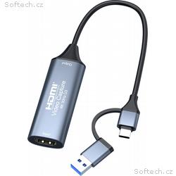 PremiumCord HDMI capture, grabber pro záznam Video