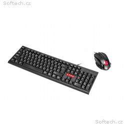LYNX set klávesnice a myš, drátový set, USB, CZ, S
