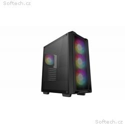 DEEPCOOL Case CC560 MESH V2, ATX, ARGB, Průhledná 